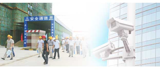 建筑工地安全通道高清视频监控