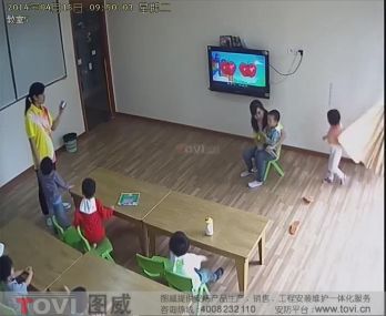 D1效果-广州某幼儿园视频监控效果演示