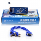 NV6708AV 8路视频4路音频监控卡 CIF效果