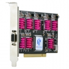 NV7008 8路视频监控卡 CIF效果